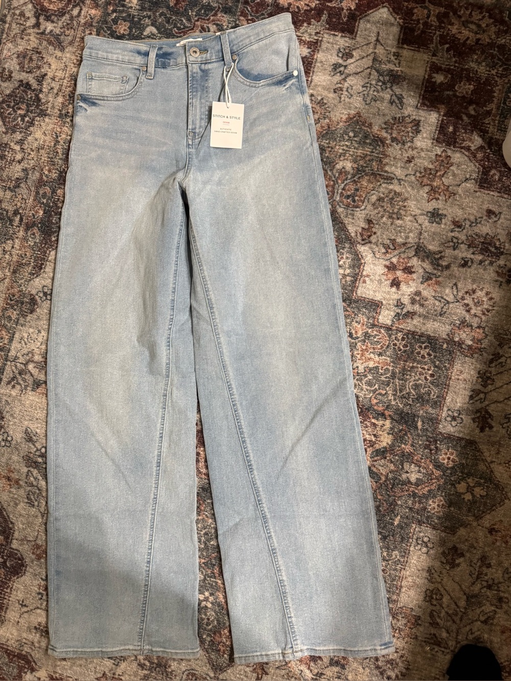 Stitch and style Light Blue Wide-Leg Women’s Jeans